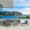 Luxury Rattan Wicker Outdoor Furniture Set Garden Sofa Set Garden Rattan Sofa Patio Outdoor Rattan Furniture