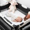 Portable Tri-fold Pack and Play Mattress Pad with Gel-Infused Memory Foam