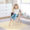 3-in-1 Convertible Wooden High Chair with Cushion